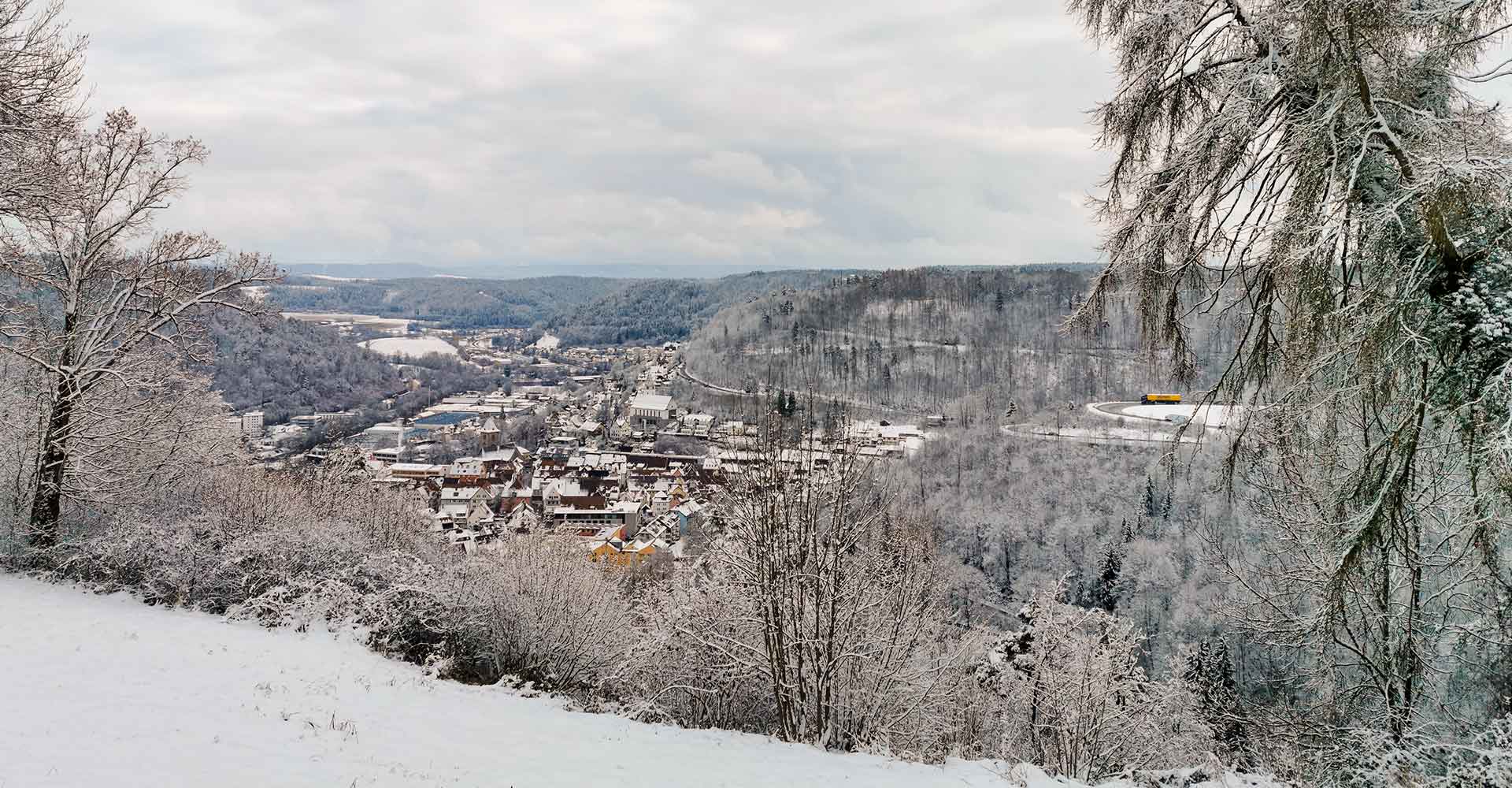 Oberndorf in weiß